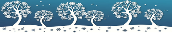 winter tree banner